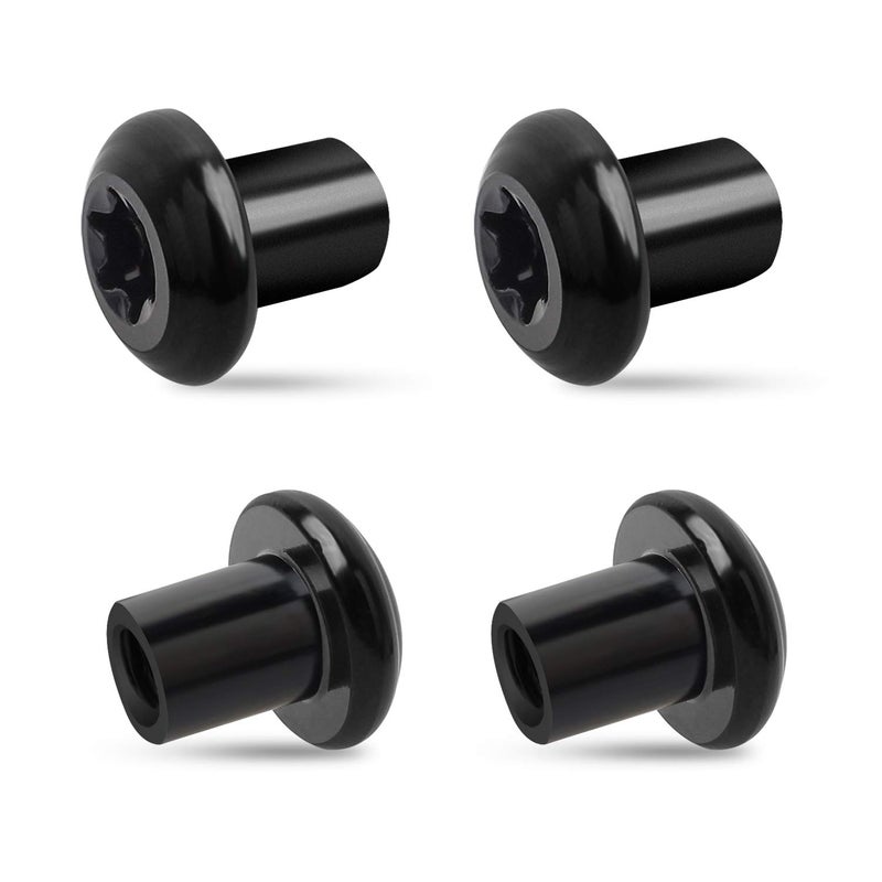 NDRUSH Door Hinge Nuts Anti-Rust Hinge Lock Compatible with Jeep Wrangler JK 2007-2018 - Image 1